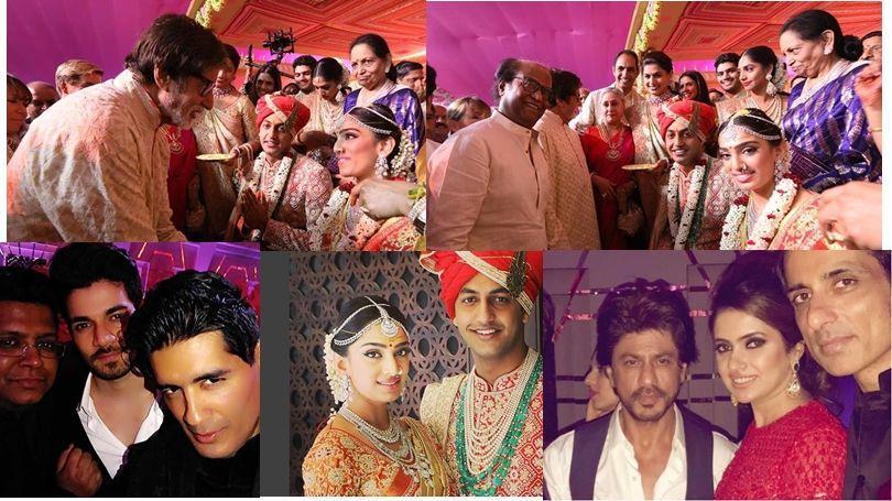 Bollywood Stars at Keshvee Wedding Photos