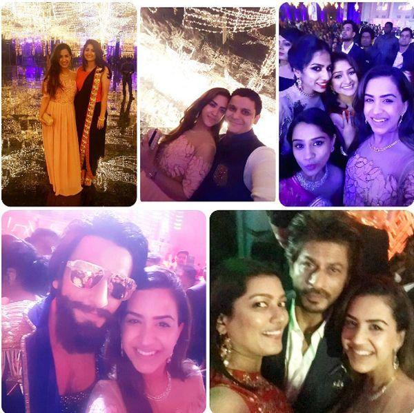 Bollywood Stars at Keshvee Wedding Photos