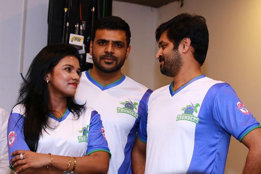 CBL Telugu Thunders Team Jersey Launch Photos