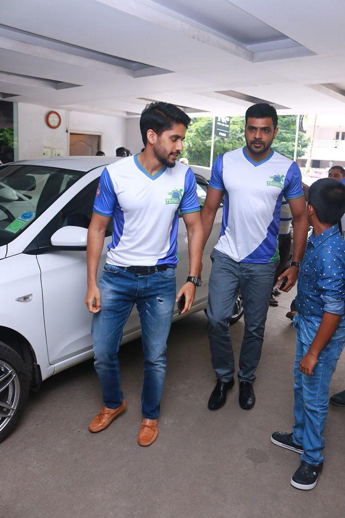 CBL Telugu Thunders Team Jersey Launch Photos