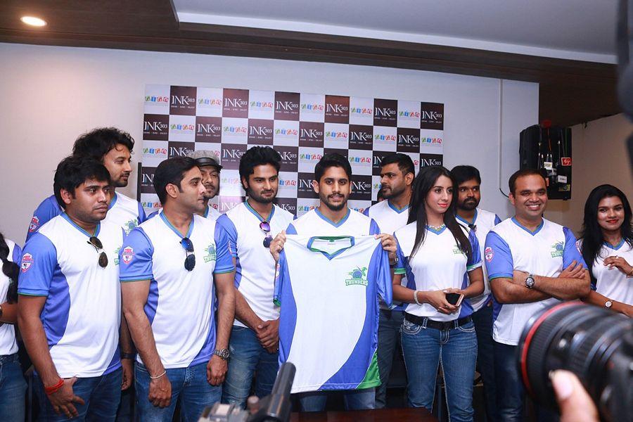 CBL Telugu Thunders Team Jersey Launch Photos