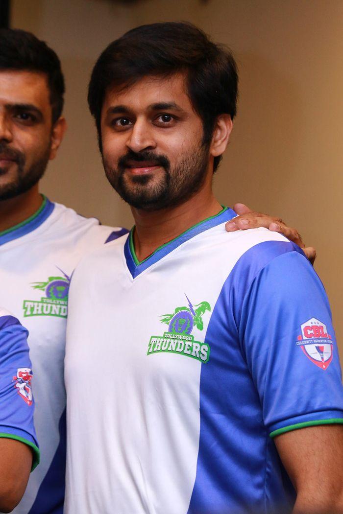 CBL Telugu Thunders Team Jersey Launch Photos