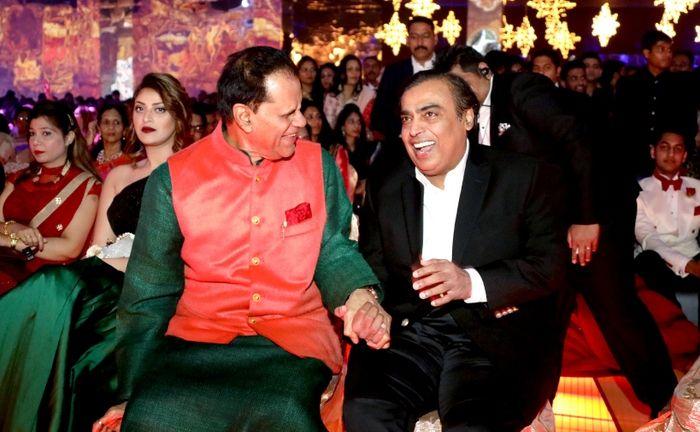 Candid Moments at TSR Grandson Sangeet Ceremony Photos