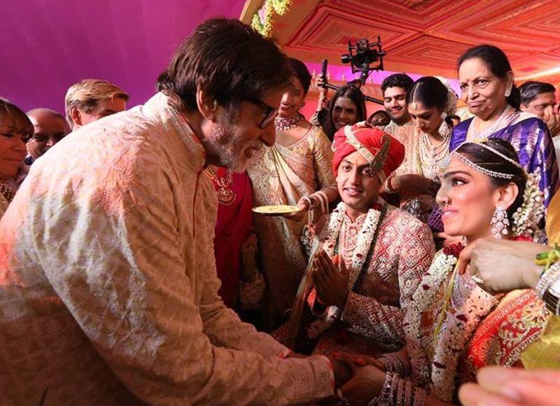 Candid Moments at TSR Grandson Sangeet Ceremony Photos