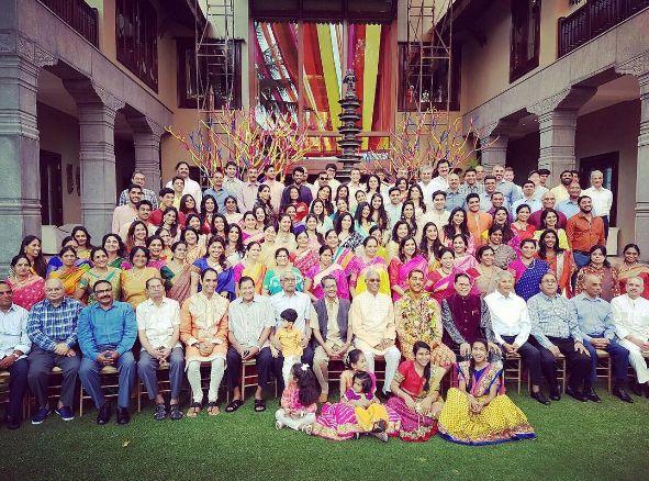Candid Moments at TSR Grandson Sangeet Ceremony Photos