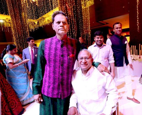 Candid Moments at TSR Grandson Sangeet Ceremony Photos