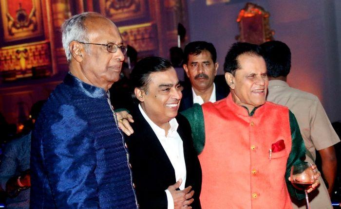 Candid Moments at TSR Grandson Sangeet Ceremony Photos