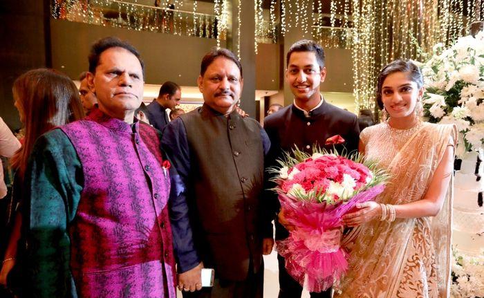 Candid Moments at TSR Grandson Sangeet Ceremony Photos