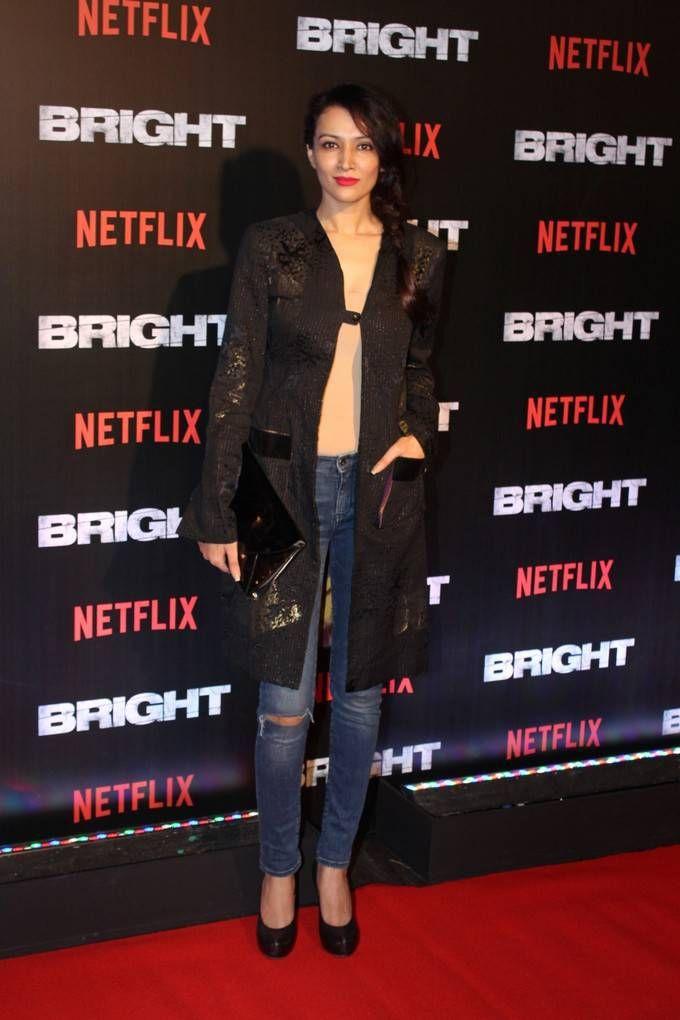 Celebrities At Red Carpet Of Netfix Original Bright