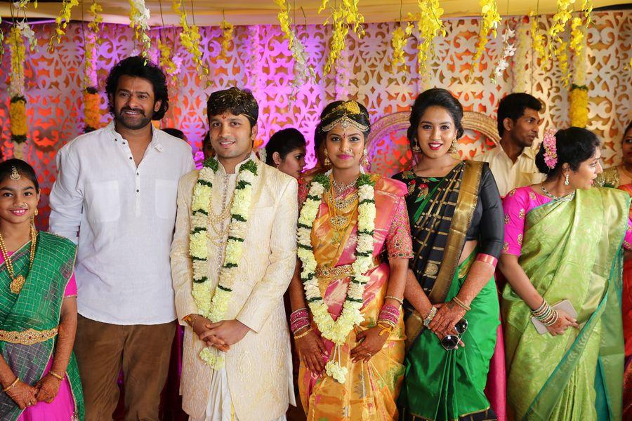 Celebrities Photos At Prabhu Thej and Varsha Wedding