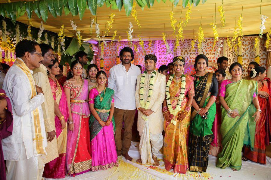 Celebrities Photos At Prabhu Thej and Varsha Wedding