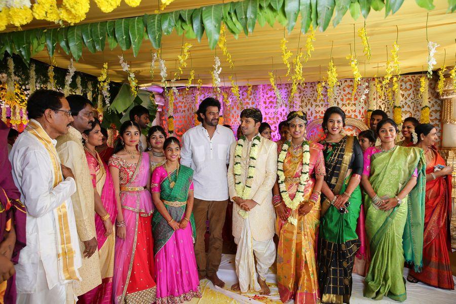 Celebrities Photos At Prabhu Thej and Varsha Wedding