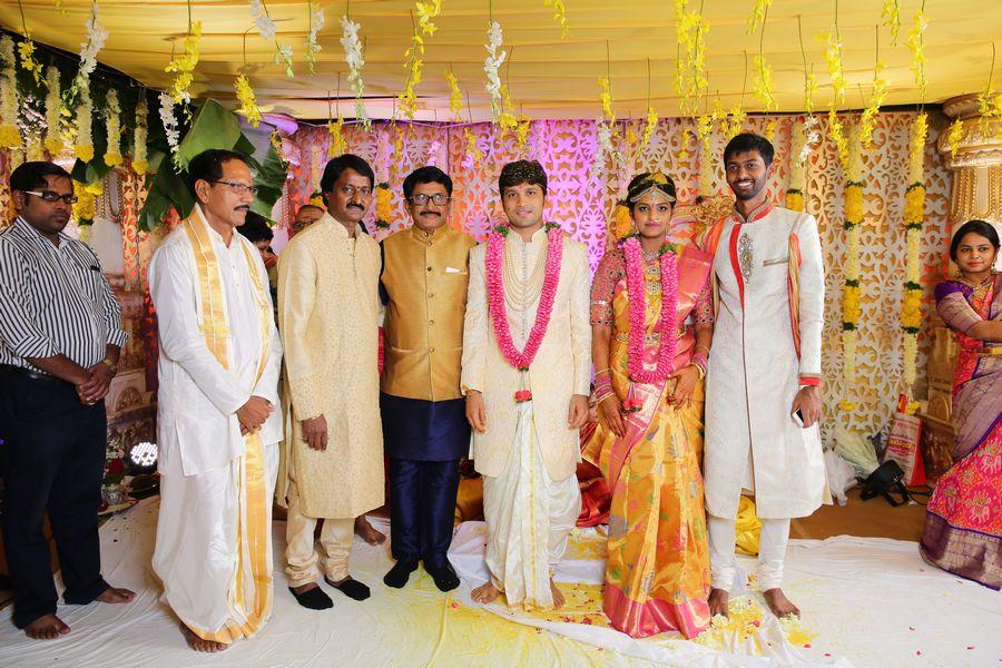 Celebrities Photos At Prabhu Thej and Varsha Wedding