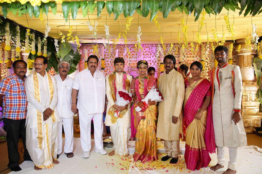 Celebrities Photos At Prabhu Thej and Varsha Wedding