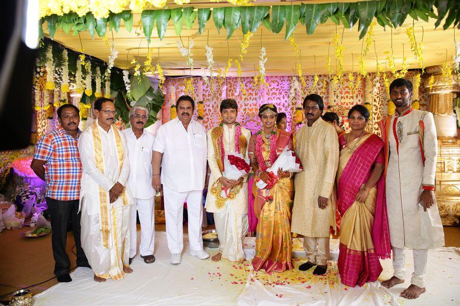 Celebrities Photos At Prabhu Thej and Varsha Wedding