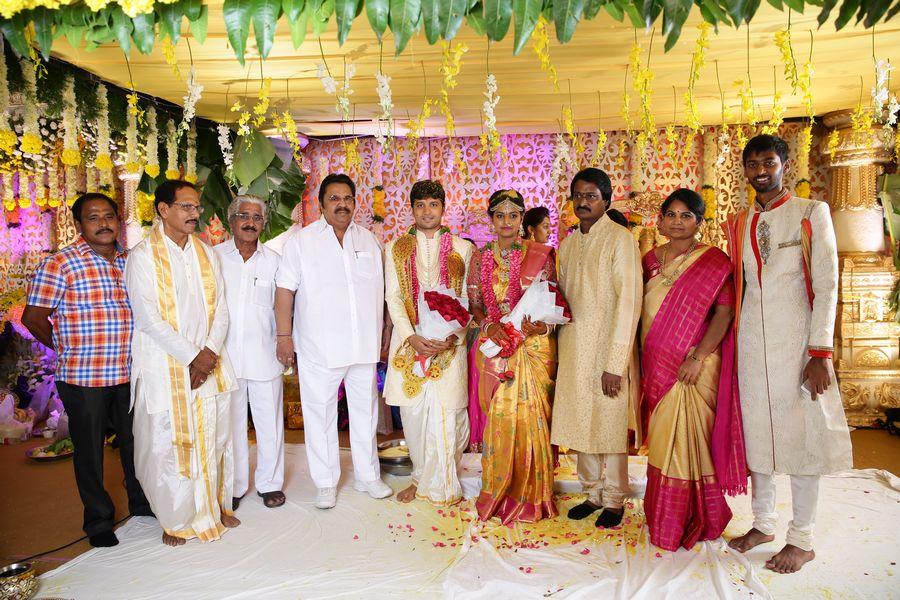 Celebrities Photos At Prabhu Thej and Varsha Wedding