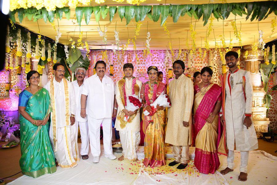 Celebrities Photos At Prabhu Thej and Varsha Wedding