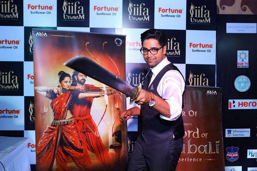 Celebrities Stills At Baahubali 2 VR Zone At IIFA