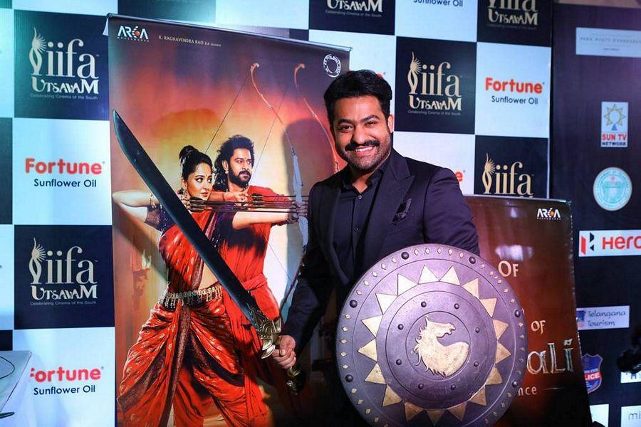 Celebrities Stills At Baahubali 2 VR Zone At IIFA