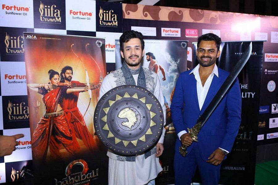 Celebrities Stills At Baahubali 2 VR Zone At IIFA