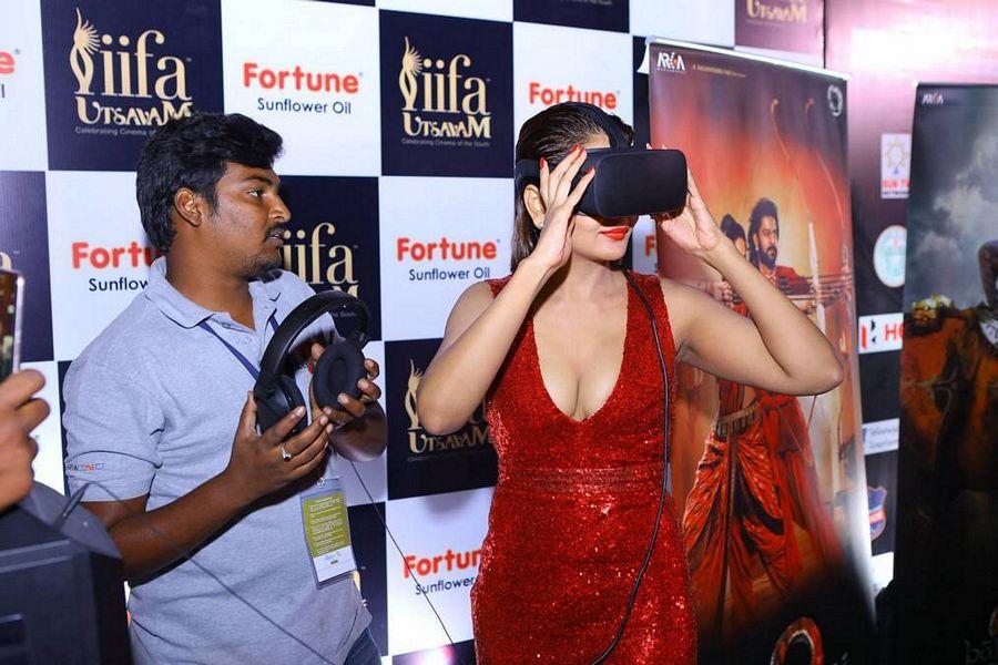 Celebrities Stills At Baahubali 2 VR Zone At IIFA