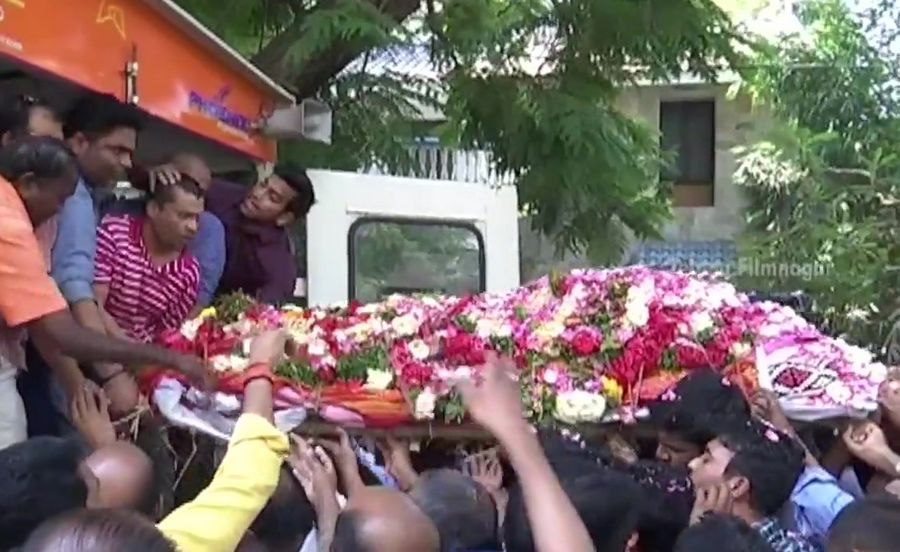 Celebrities at Dil Raju Wife Anitha Funeral