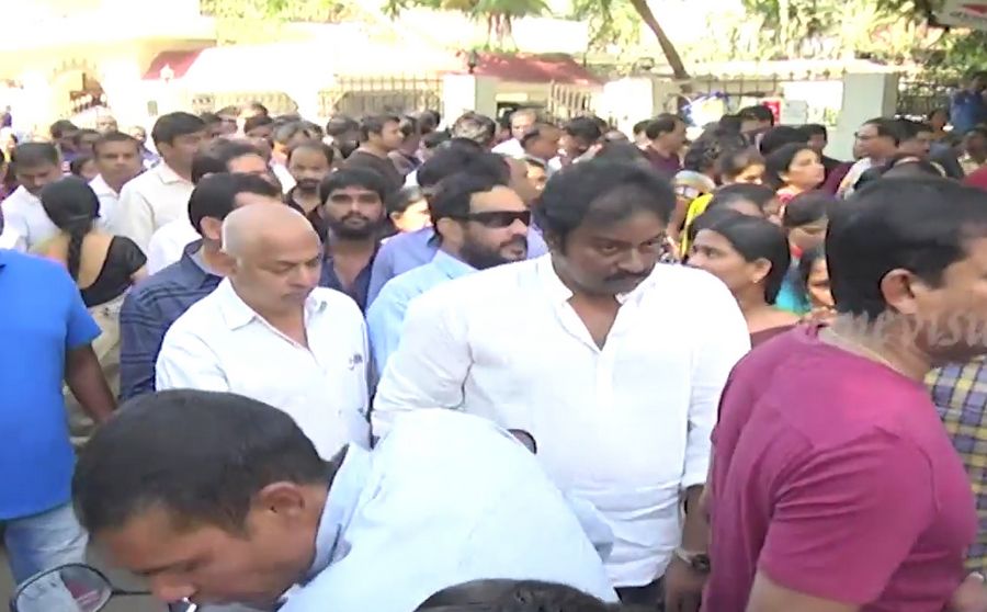 Celebrities at Dil Raju Wife Anitha Funeral