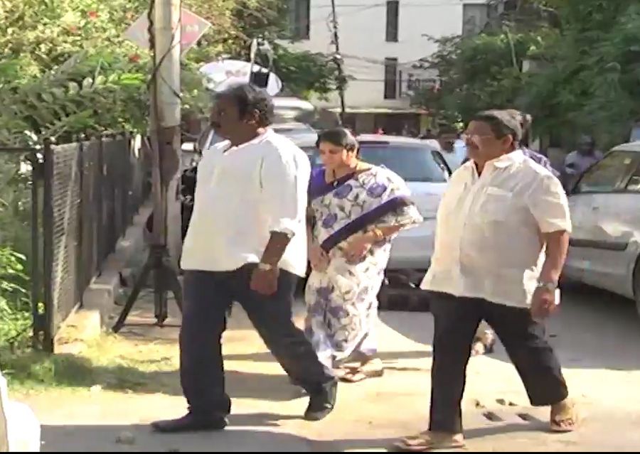 Celebrities at Dil Raju Wife Anitha Funeral
