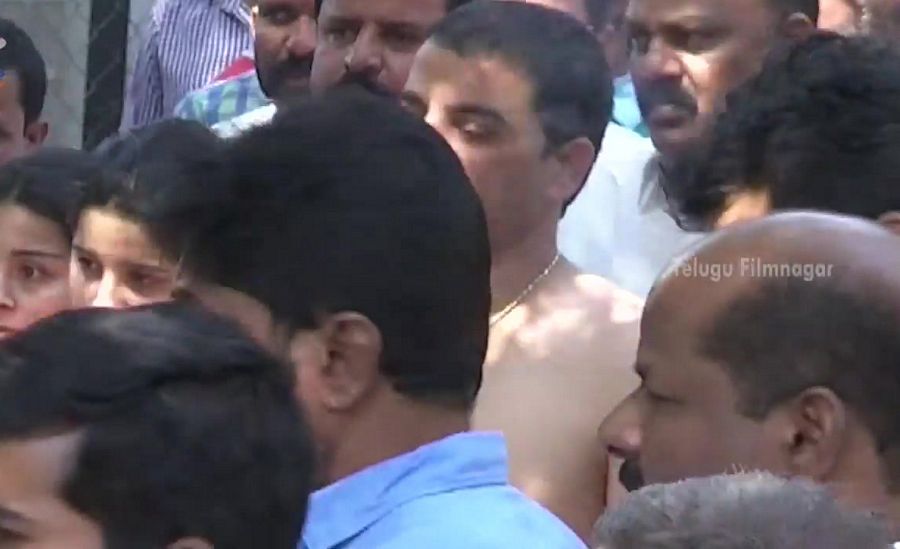 Celebrities at Dil Raju Wife Anitha Funeral