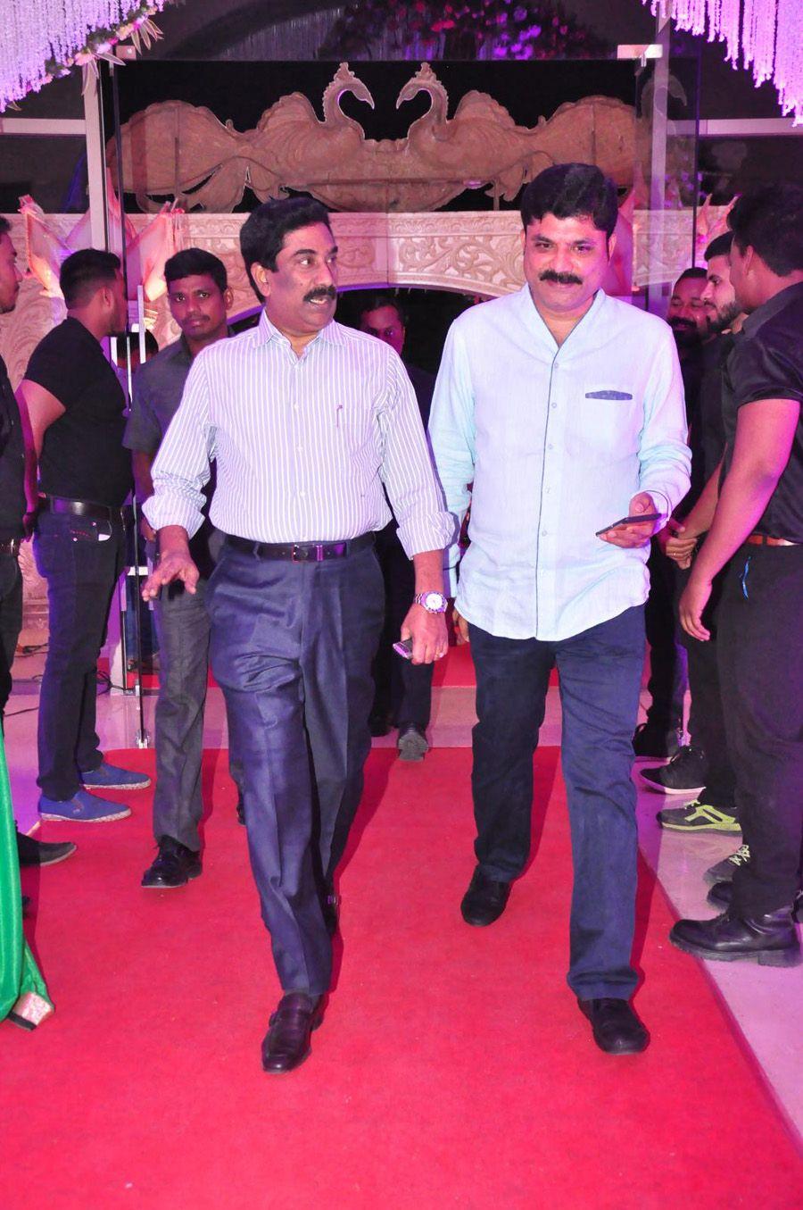 Celebrities at Producer Raja Reddy Son Wedding Reception