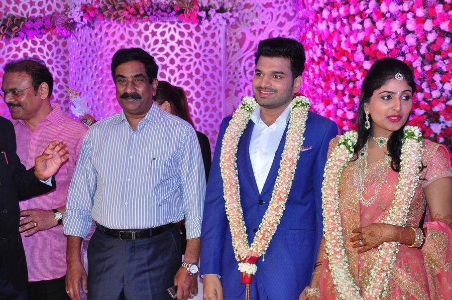 Celebrities at Producer Raja Reddy Son Wedding Reception
