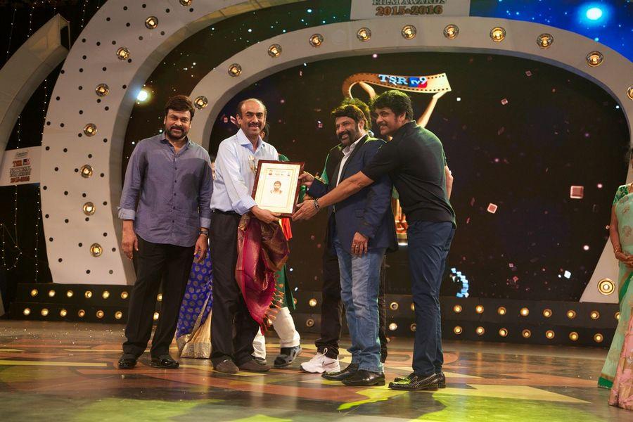 Celebrities at TSR TV9 Movie Awards Function