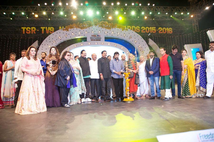 Celebrities at TSR TV9 Movie Awards Function