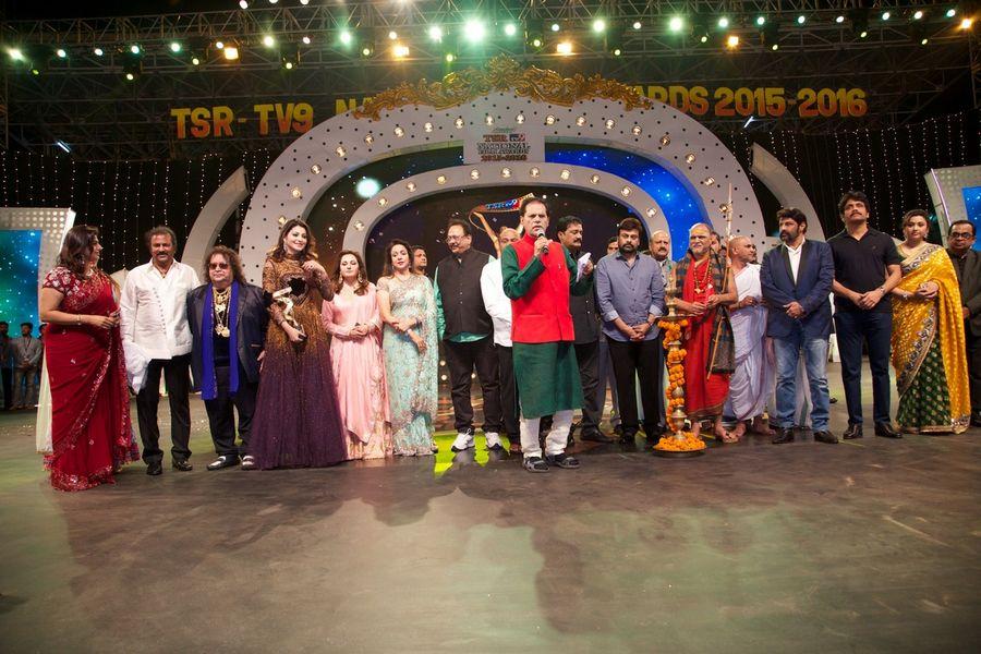 Celebrities at TSR TV9 Movie Awards Function