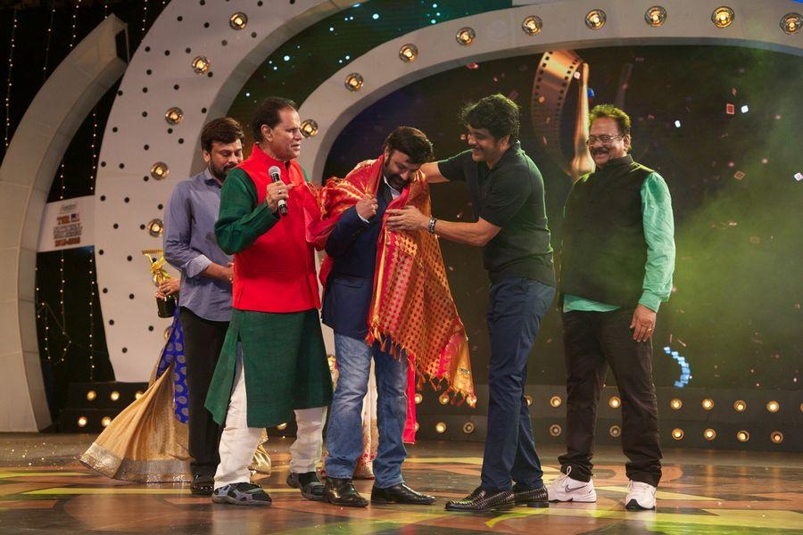 Celebrities at TSR TV9 Movie Awards Function