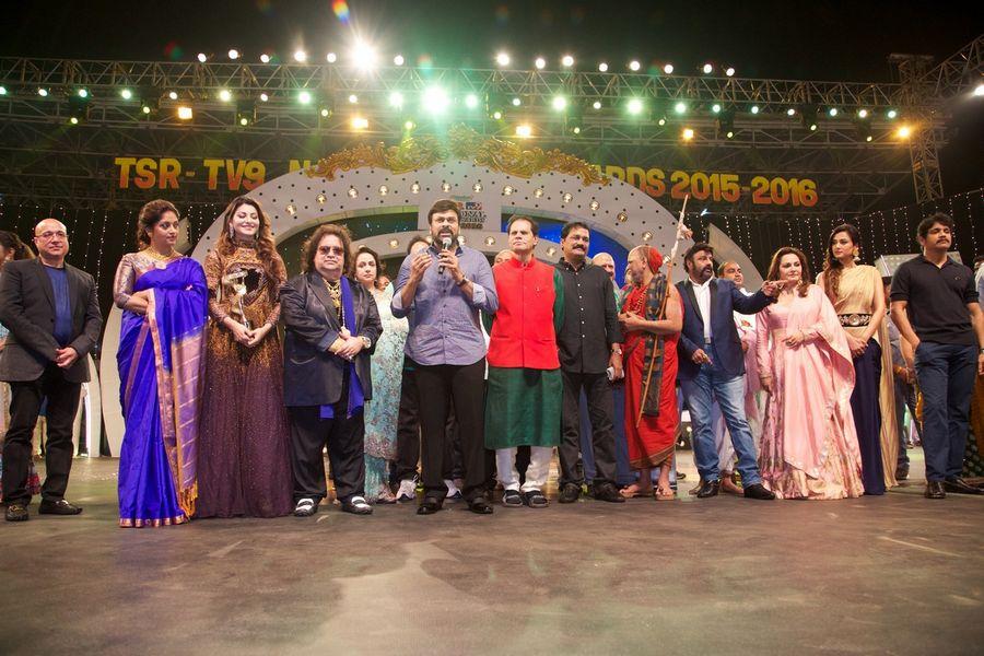 Celebrities at TSR TV9 Movie Awards Function