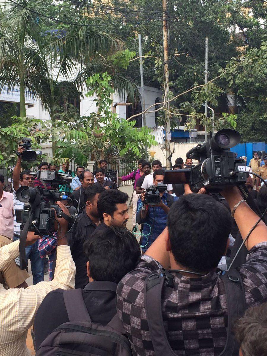 Celebs At Nadigar Sangam’s Protest For Jallikattu Photos