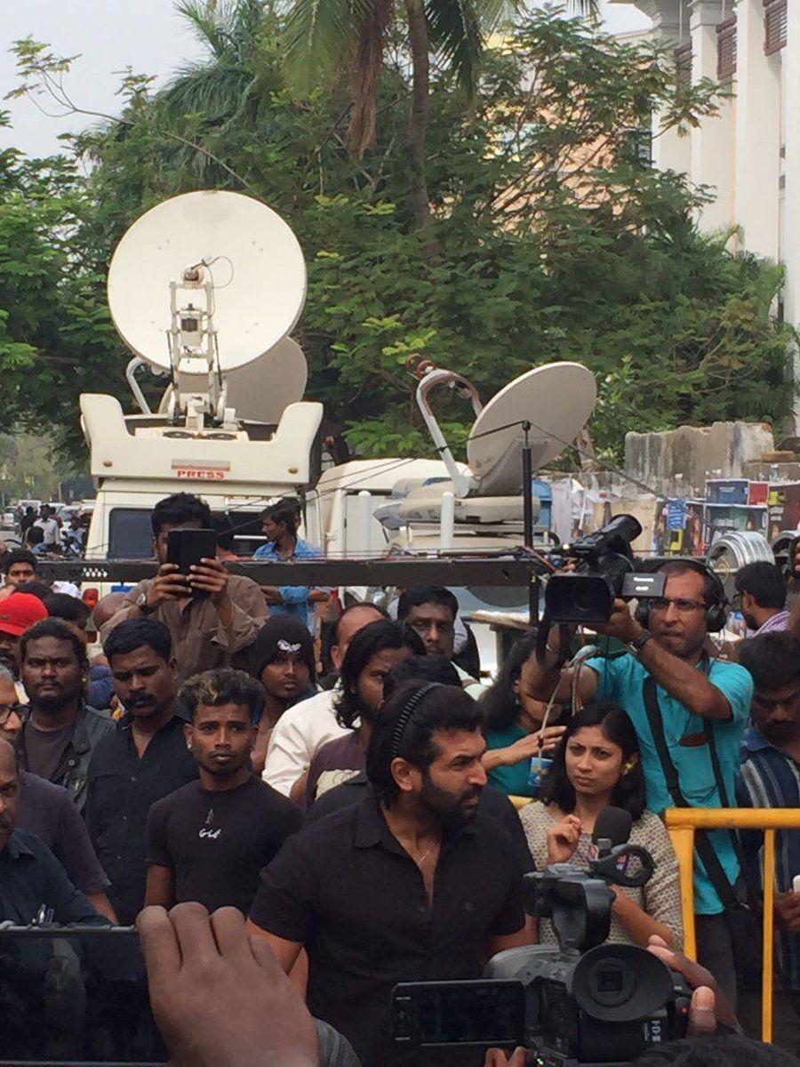 Celebs At Nadigar Sangam’s Protest For Jallikattu Photos