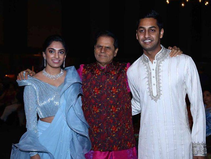 Celebs At TSR Grandson Anirudh wedding Sangeeth event Photos