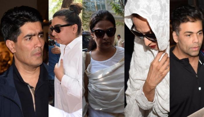 Celebs Pay Last Respect Sridevi At Her Residence Photos