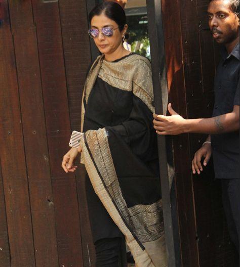 Celebs Pay Last Respect Sridevi At Her Residence Photos