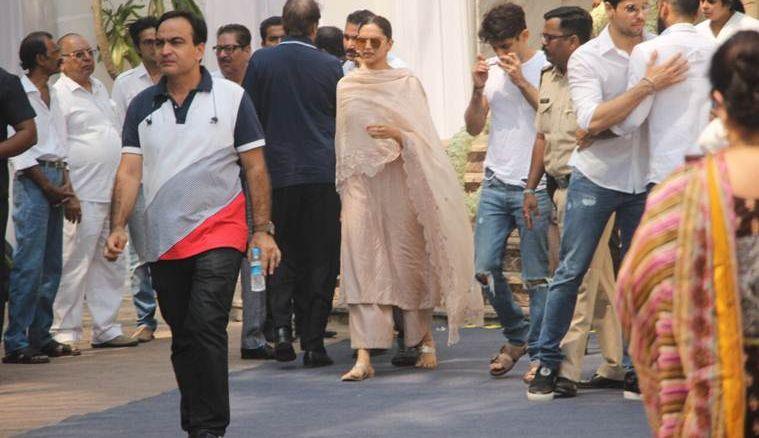 Celebs arrive at the Lokhandwala Sports Club to pay last respects to Sridevi