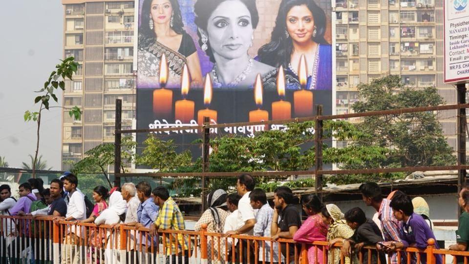 Celebs arrive at the Lokhandwala Sports Club to pay last respects to Sridevi