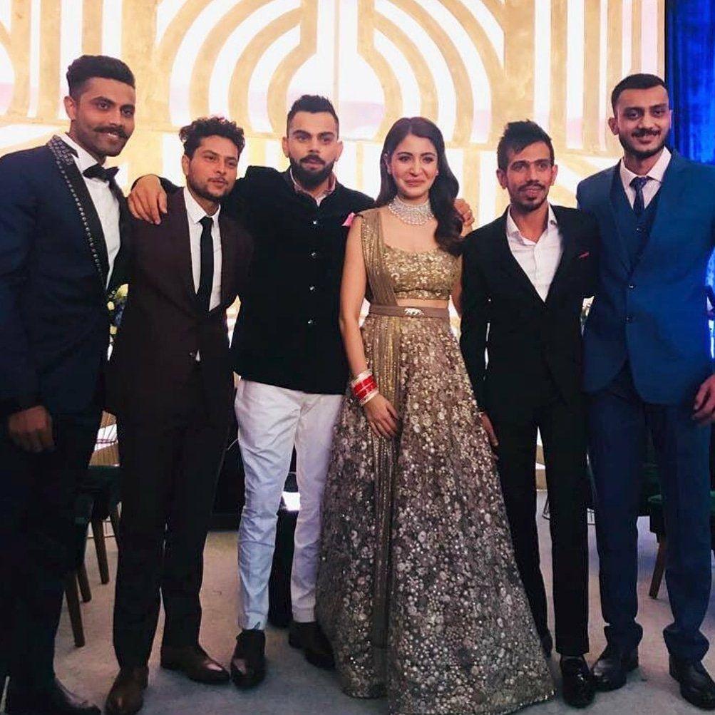 Celebs at Anushka & Virat Kohli Wedding Reception Photos