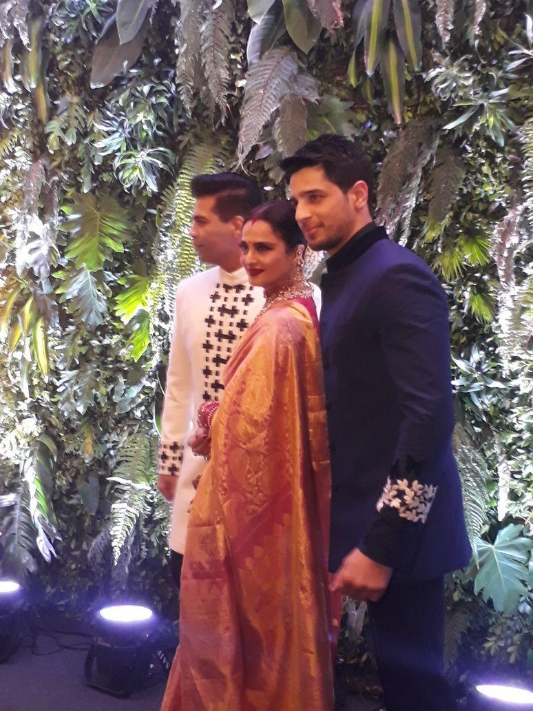 Celebs at Anushka & Virat Kohli Wedding Reception Photos