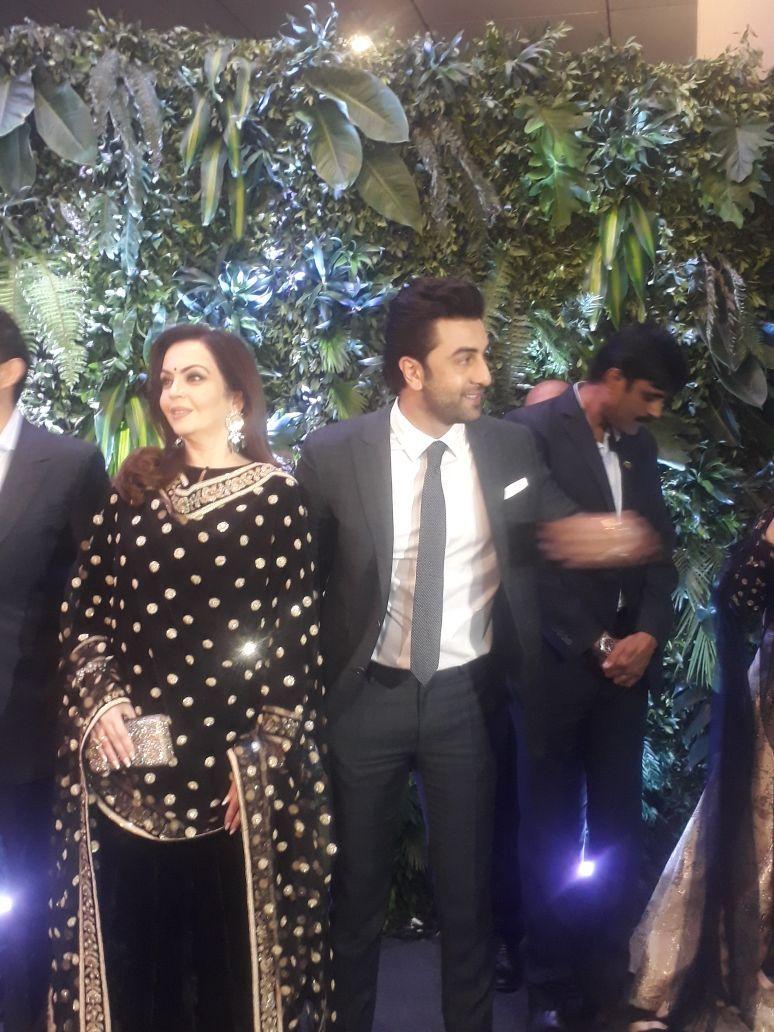 Celebs at Anushka & Virat Kohli Wedding Reception Photos