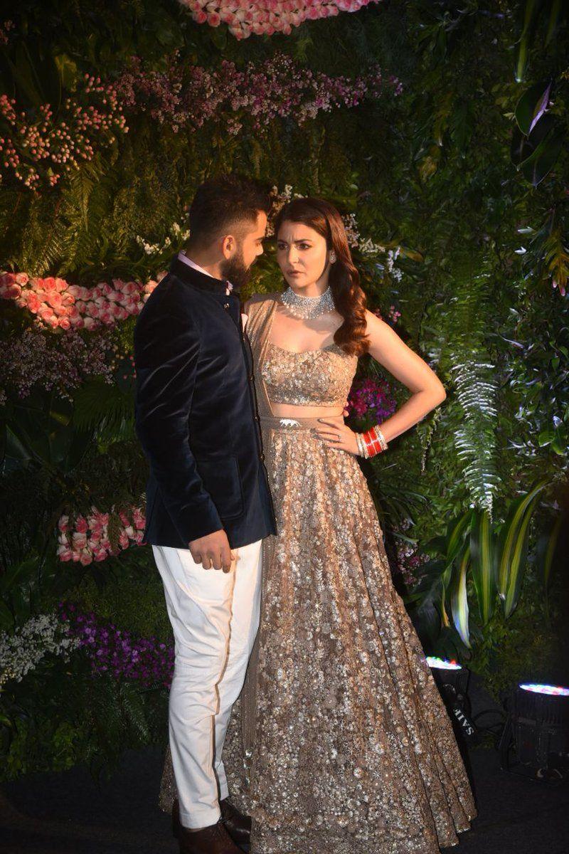 Celebs at Anushka & Virat Kohli Wedding Reception Photos