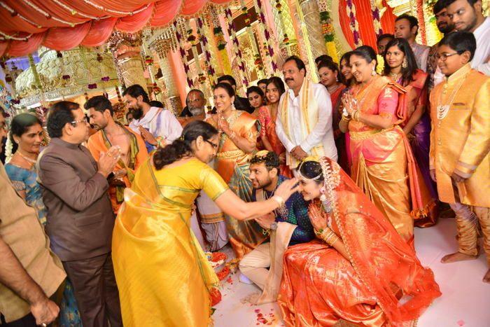 Celebs at Bandla Ganesh's Elder Brother's Daughter's Wedding Photos