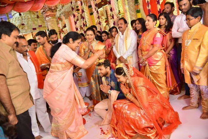 Celebs at Bandla Ganesh's Elder Brother's Daughter's Wedding Photos