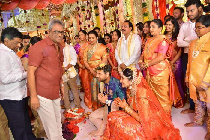 Celebs at Bandla Ganesh's Elder Brother's Daughter's Wedding Photos